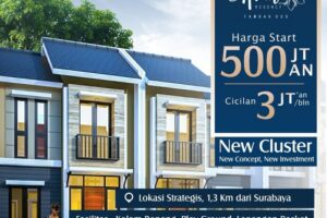 10 Tipe Rumah Alana Regency Tambak Oso dengan Fasilitas Terlengkap di Kelasnya